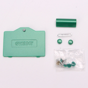 Complete Clear Housing Shell Cover Case Replacement for GBA SP - Emerald 06