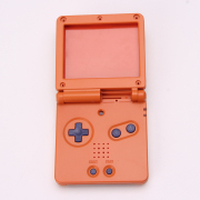 Complete Clear Housing Shell Cover Case Replacement for GBA SP - Orange The Eye of Zelda 04