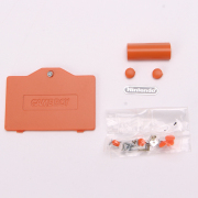 Complete Clear Housing Shell Cover Case Replacement for GBA SP - Orange The Eye of Zelda 06