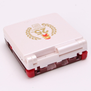Complete Clear Housing Shell Cover Case Replacement for GBA SP - Mario 25th Anniversary 03