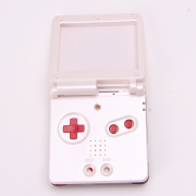 Complete Clear Housing Shell Cover Case Replacement for GBA SP - Mario 25th Anniversary 04