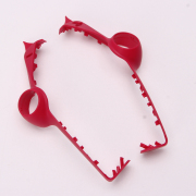 DIY Replacement Clip Shell Decoration Cover Decorative Strip For Playstation 5 Portal Gamepad - Red