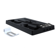 Multi functional Cooling Base HA-8006 with Dual Charging Stand and Headphone bracket Storage for PS5 Slim Black