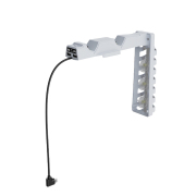 Handle Dual Seat Charging+Cooling Fan with RGB Cooling Charging Set HBP-559 for PS5 SLIM Host White