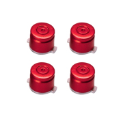 Aluminum ABXY Buttons Bullet Metal Buttons For PS5 Gamepad - Red