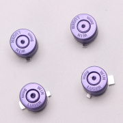 Aluminum ABXY Buttons Bullet Metal Buttons For PS5 Gamepad - Purple 02