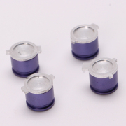 Aluminum ABXY Buttons Bullet Metal Buttons For PS5 Gamepad - Purple 05