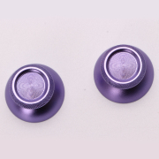 2 PCS Metal Mod Joystick Analogue 3D Thumbsticks for PS5 Wireless Chontroller - Purple 02