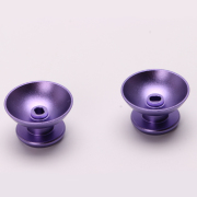 2 PCS Metal Mod Joystick Analogue 3D Thumbsticks for PS5 Wireless Chontroller - Purple 05