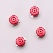 Aluminum ABXY Buttons Bullet Metal Buttons For PS5 Gamepad - Red 02