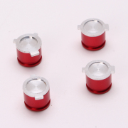 Aluminum ABXY Buttons Bullet Metal Buttons For PS5 Gamepad - Red 04