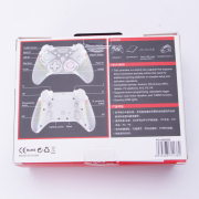 RGB Wireless Game Controller Dual Motor Vibration Turbo Bluetooth Gamepad iPEGA PG-9666 for Switch PS3/PS4 Android iOS PC - White 02