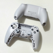 Replacement Original Top and Bottom Housing Shell Case for PS5 Dualsence 5 Controller us/jp - White 01