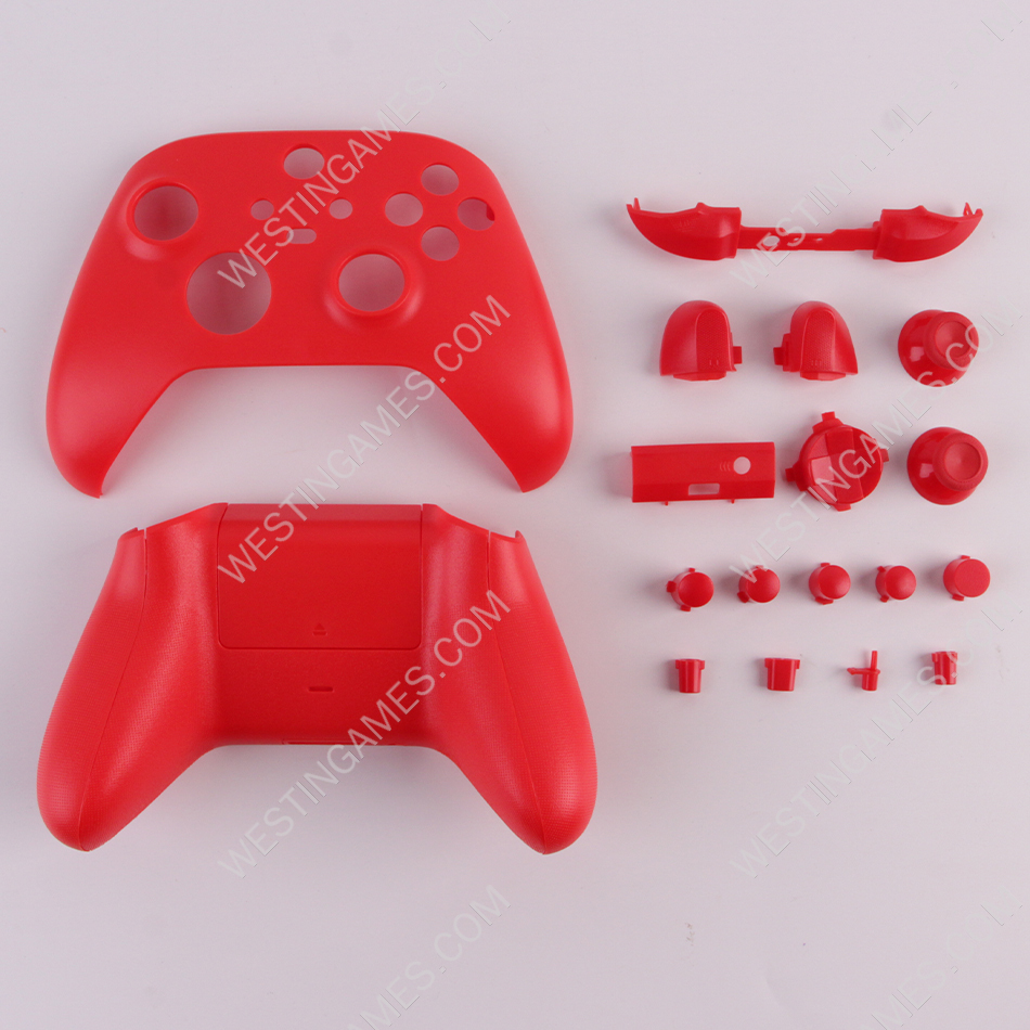 New Full Housing Shell Case Replacement for XBOX Series Wireless Controller - Red