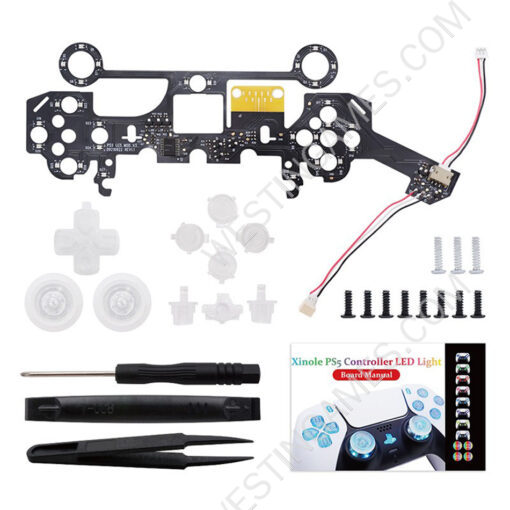 New Eight Color LED Light Board No Welding Required Accessories For PS5 BDM-010 Gamepad Controller