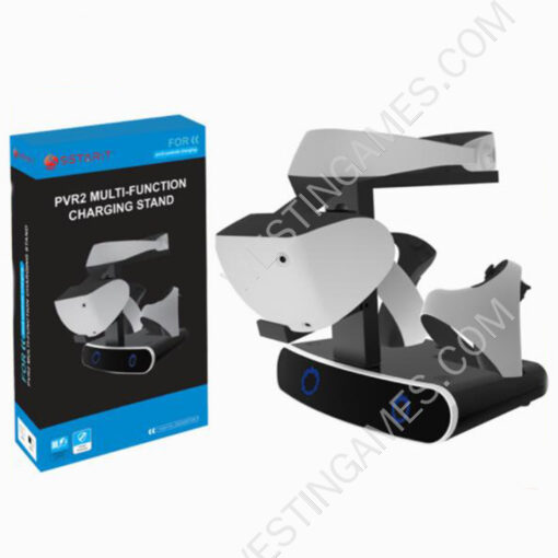 VR Game Controller Charging Dock Charge Base and Handle Glasses Controller Storage Stand for PS5 VR2
