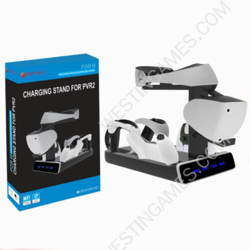 VR Joystick and Game Controller Charging Dock Charge Base and Handle Glasses Controller Storage Stand for PS5 VR2