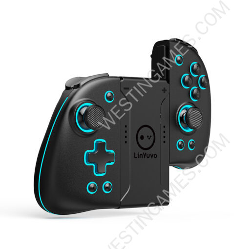 New Joystick Joypad Controller Auto-Fire Wake-up With somatosensory six-axis Turbo Complete Button Light KS47 For Nintend Switch OLED