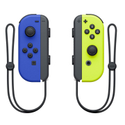 Wireless Bluetooth L/R Joycon Game Controller with Hand Wrist for NS Switch - Blue and Yellow