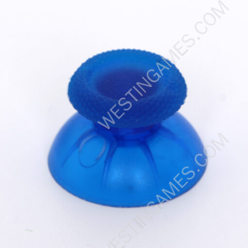 Replacement 3D Analog Top Cover Shell Thumb Stick Cap for PS5 Controller - Transparent Blue