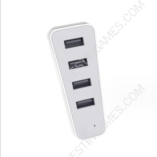 4X USB 2.0 Hub Fast Speed for PS5 Slim Console White