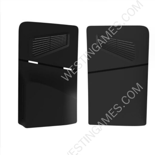 Replacement Integrated Housing Case Faceplate Integrated Cover for PS5 Slim HUD System - Black