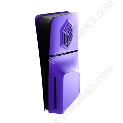 Replacement New Housing Case Faceplate Integrated Cover for PS5 Slim HUD System - Purple