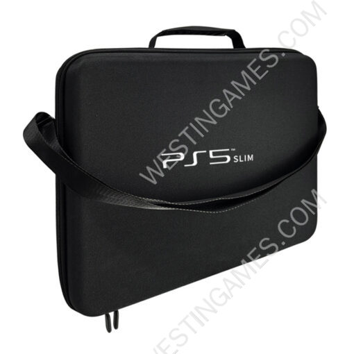 PS5 portable crossbody bag that can accommodate game controller all-in-one EVA console storage bag black