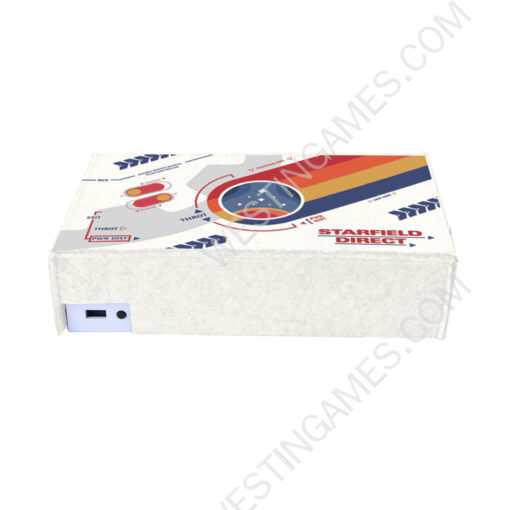White Horizontal Protective Dust Prevent Cover Sleeve for XBOX Series X Console - Starry Sky