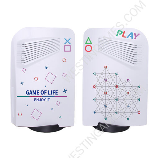Replacement Fashion Housing Case Faceplate Cover with Vented Design for PS5 HUD System - PS Logo Anniversary