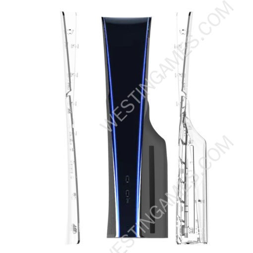 Replacement Housing Case Faceplate Integrated Cover for PS5 Slim HUD System - Transparent