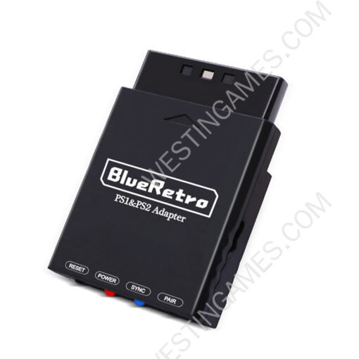 Blueretro Multiplayer Bluetooth Controllers Adapter For PS4 PS5 Xbox Series X Wireless Controller to PS2/PS1 Retro Video Game Console Black