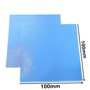 100x100x1mm CPU Thermal Silicone Heatsink Pad Cooling Conductive Pads Cooler 13W/m.k