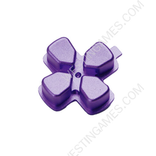 Metal D-PAD Button Cross Key Replacement for PS5 Controller - Purple