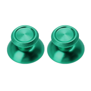 2 PCS Metal Mod Joystick Analogue 3D Thumbsticks for PS5 Wireless Chontroller - Green