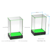 Display Case with LED Light of Dust-proof for Action Figures