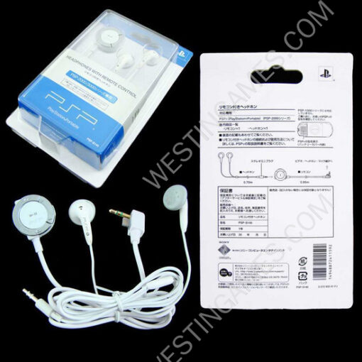 PSP2000/3000 headphone with remote control