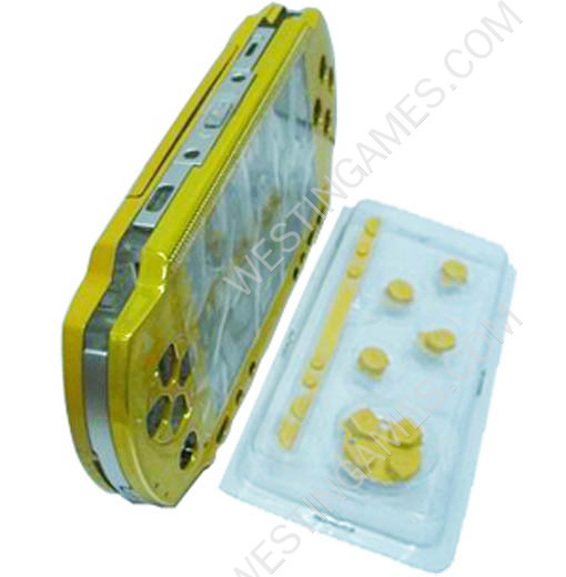 PSP1000 Full Housing Shell Case Yellow