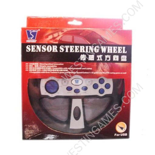 Sensor steering wheel for USB