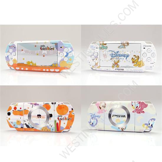 PSP(SLIM) DUAL COLORED SKIN STICKER(105 sets of themes)