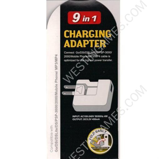 9in1 Charging Adapter for PSP/SLIM PSP/PSP GO/DS/DSL/DSI/Mobile Phone/MP3/MP4 - Image 5