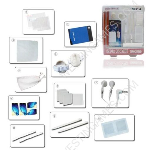 NDSi LL 20 In 1 Pack In White