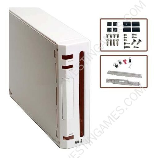 Wii Replacement Customize Console Housing Shell Case White