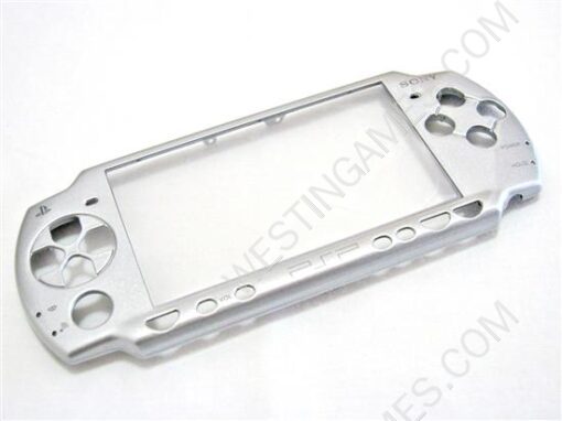 Replacement Faceplate Cover Silver for PSP 2000/Slim