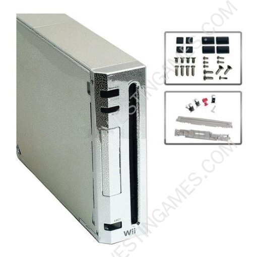 Wii Replacement Customize Console Housing Shell Case Silver
