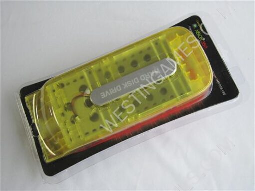 Xbox360 Hard Disk Drive Yellow with Bright SMD PCB-LED