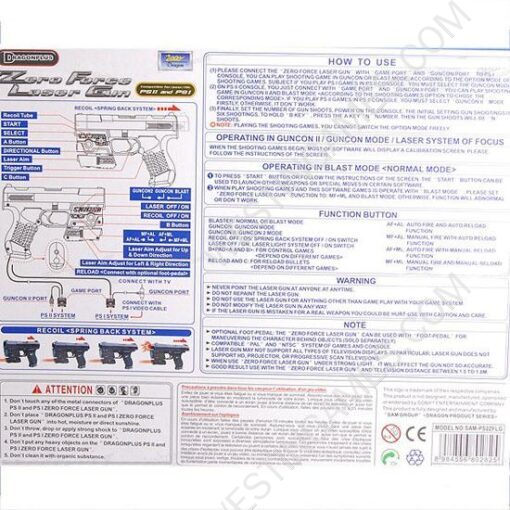 Zero Force Laser Gun for PS/PS2 - Image 4