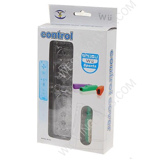 Crystal Transparent Replacement Controller Housing for Wii (with Installation Kit)