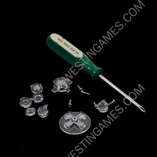 Crystal Transparent Replacement Controller Housing for Wii (with Installation Kit) - Image 3