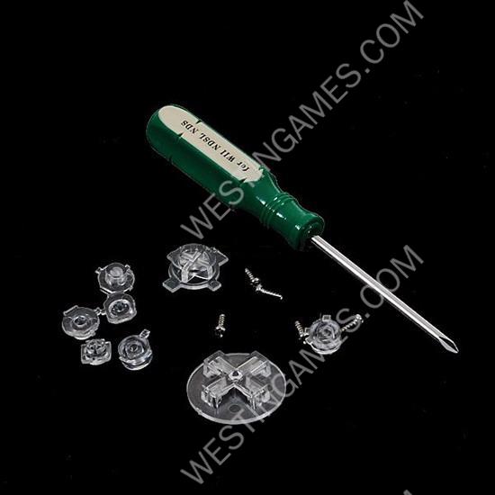 Crystal Transparent Replacement Controller Housing for Wii (with Installation Kit) - Image 3